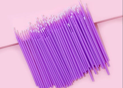 Μίας χρήσης microbrush lash επέκταση βλεφαρίδων 100τεμ.- Μπατονέτα βλεφαρίδας – All Eyelash Lifting