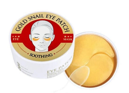 Set Of 60 Hydrogel Eye Patches With Gold, Snail Extract, Spirulina And Collagen, Wokali, Eye Patch