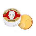 Set Of 60 Hydrogel Eye Patches With Gold, Snail Extract, Spirulina And Collagen, Wokali, Eye Patch