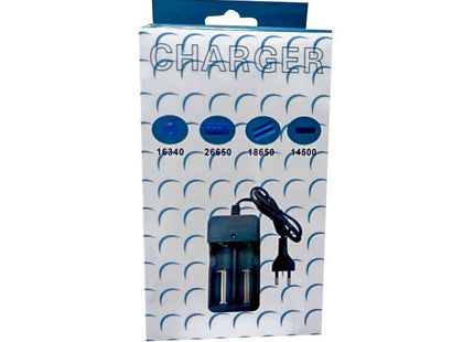 MD-282A Φορτιστής 2 Μπαταριών Li-ion Μεγέθους 18650/16340