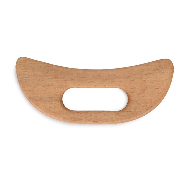 Wooden gua sha massage tool for lymphatic drainage and cellulite