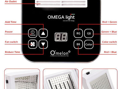 Συσκευή Φωτοθεραπείας Προσώπου LED Omega Light GPY-002- 4 Χρώματα