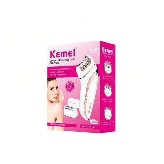 Kemei Σετ Αποτρίχωσης Epilator για Σώμα KM-1207