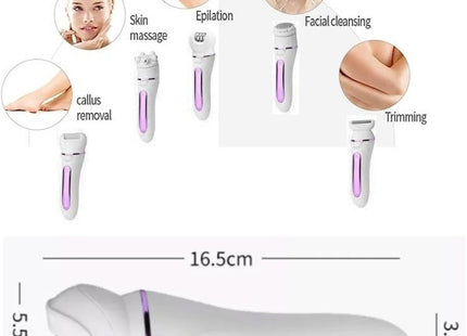 Kemei KM-7936 5 in 1 Αποτριχωτική Μηχανή Epilator για Σώμα