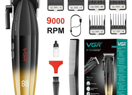 VGR Επαγγελματική Κουρευτική Μηχανή Χρυσή V-003