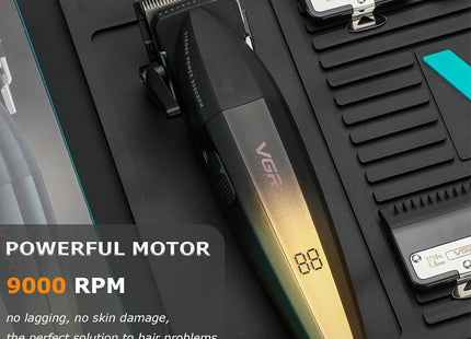 VGR Επαγγελματική Κουρευτική Μηχανή Χρυσή V-003