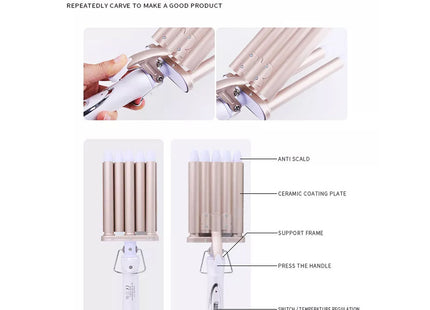 Kemei Ψαλίδι Μαλλιών για Κυματιστά Μαλλιά 45W KM-1110