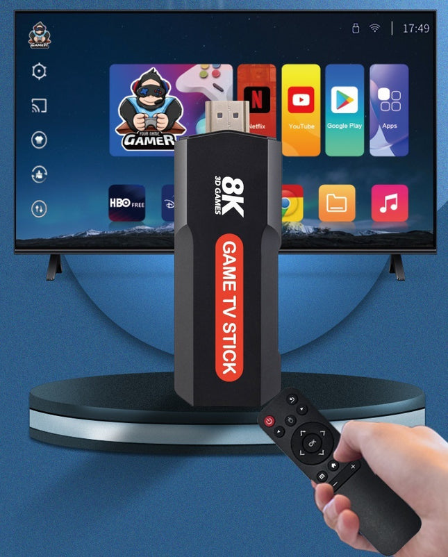 Φορητή κονσόλα παιχνιδιών Stick & TV Box με 2 χειριστήρια - Q9 MAX