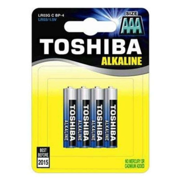 Toshiba High Power Αλκαλικές Μπαταρίες AAA 1.5V 4τμχ