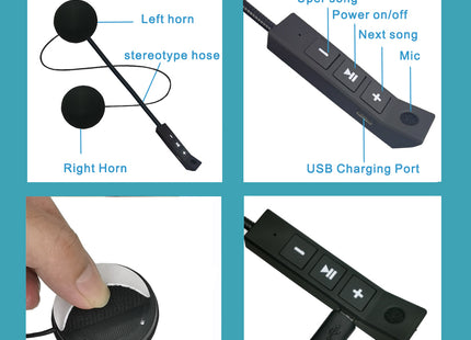 Bluetooth Hands-Free Κράνους Μοτοσυκλέτας BT11 - Ασύρματο Ακουστικό