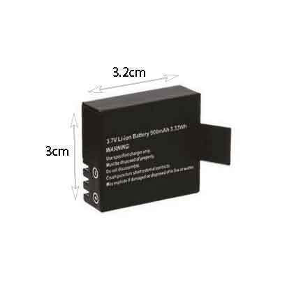 Μπαταρία Action Camera 3.7v Li-ion 900mah 3.3wh Battery