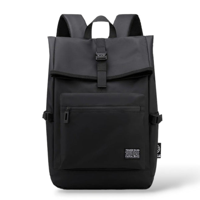 Αδιάβροχο σακίδιο πλάτης Rolltop 18L μαύρο One Fashion Limani Θεσσαλονίκη