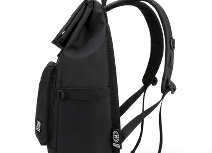 Urban rolltop backpack μαύρο χρώμα ανθεκτικό στη βροχή Θεσσαλονίκη