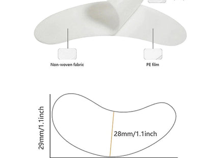Σετ 50 Επιθέματα Υδρογέλης Τοποθέτηση Βλεφαρίδων