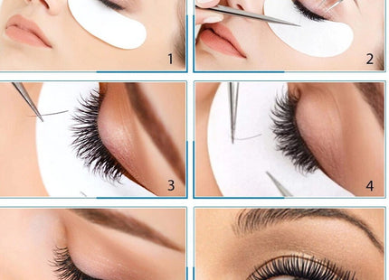 Σετ 50 Επιθέματα Υδρογέλης Τοποθέτηση Βλεφαρίδων