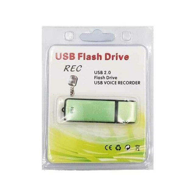 Ψηφιακό καταγραφικό φωνής 8GB USB Voice Recorder - One Fashion Market