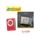 Andowl Q-A209 MP3 Player 16GB κόκκινο με μεταλλικό κλιπ One Fashion Limani