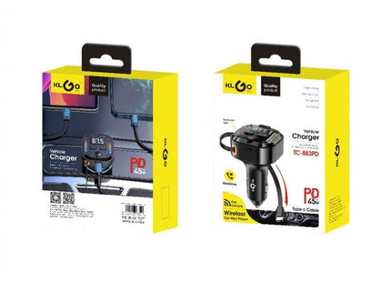 KLGO FM Transmitter Αυτοκινήτου με Type-C