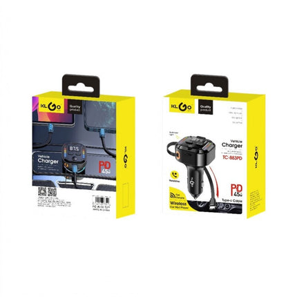 KLGO FM Transmitter Αυτοκινήτου με Type-C