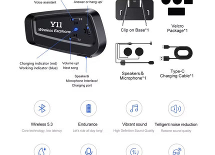 Syskeuasia kai exartimata bluetooth motosykletas Y11