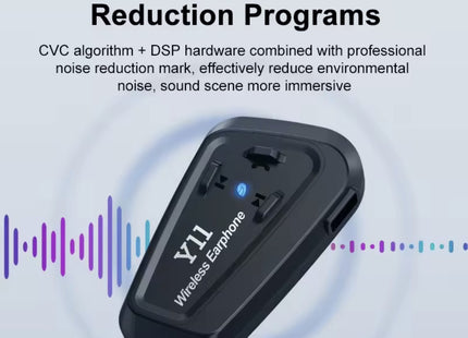 Ασύρματη Ενδοεπικοινωνία Κράνους Y11 Bluetooth - Hi-Fi Stereo - Θεσσαλονίκη