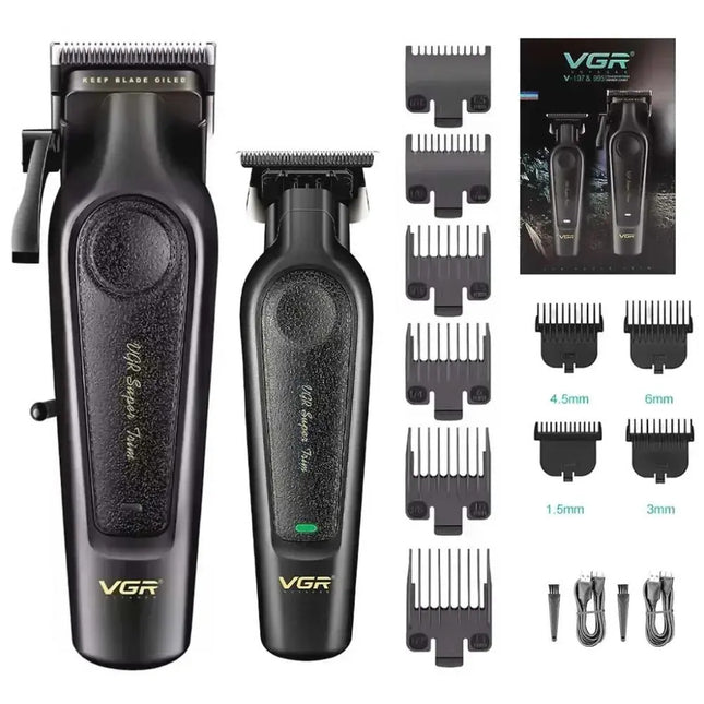 VGR V- 197 & 995 Επαγγελματικό Σετ Κουρευτικής Μηχανής