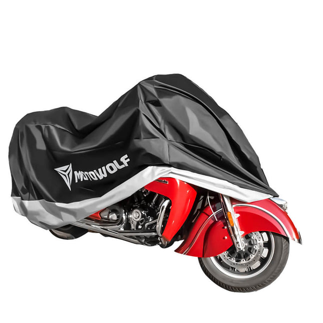 Motowolf Κουκούλα Μηχανής Αδιάβροχη MDL0802B-BKDM