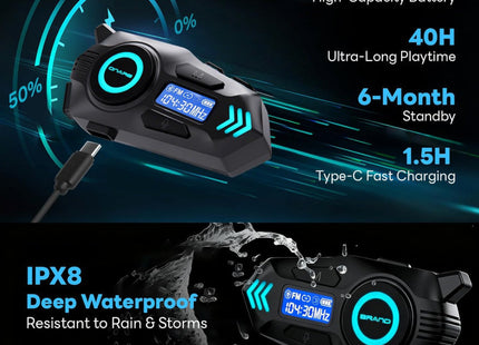 Ασύρματο Bluetooth Κράνους K09 HD Sound | Θεσσαλονίκη