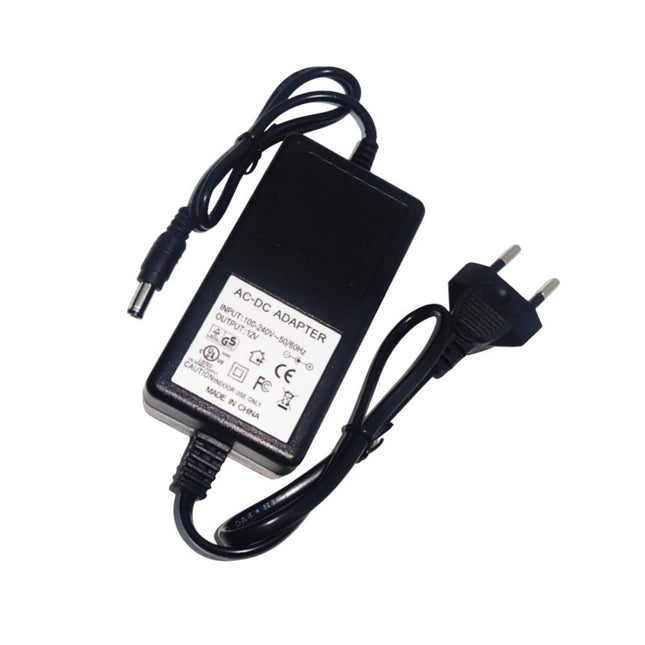 Universal τροφοδοτικό 12V 4A 48W με ευρωπαϊκό καλώδιο και κυλινδρικό βύσμα