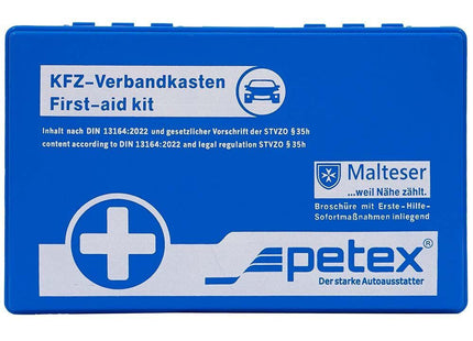 Petex φαρμακείο πρώτων βοηθειών αυτοκινήτου DIN 13164:2022