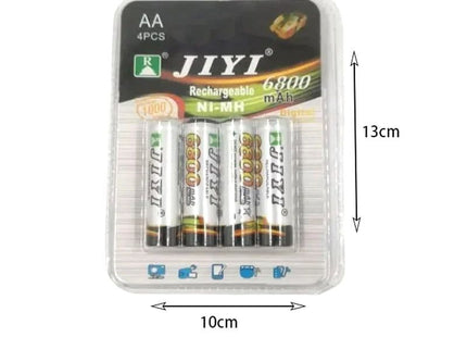 Επαναφορτιζόμενες Μπαταρίες AAA 2800mAh 1.2V 4τμχ