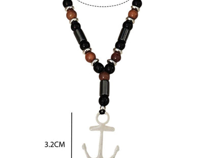 Κολιέ του σετ με μήκος 53,5 cm, προέκταση 3,7 cm και άγκυρα 3,2 cm