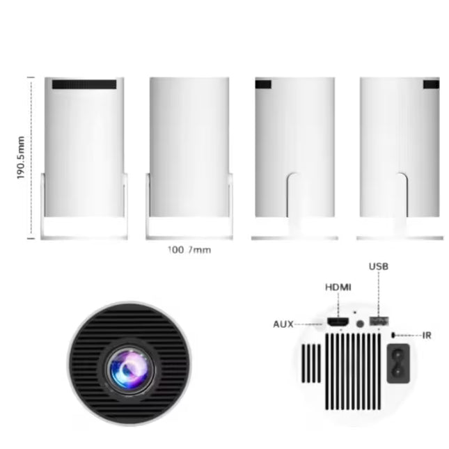 Gaming Projector M300 Max με Δύο Χειριστήρια - Λευκό