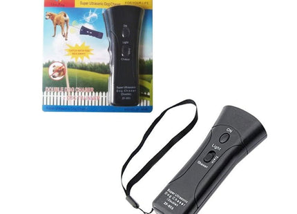 Συσκευασία Chanfong ZF-853 Super Ultrasonic Dog Chaser με μαύρη συσκευή