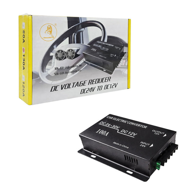 EJC μετατροπέας τάσης αυτοκινήτου DC 24V σε DC 12V 100A με συσκευασία