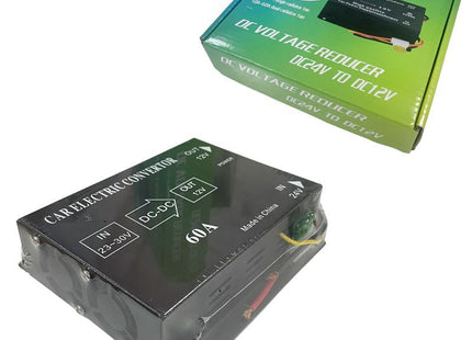 EJC μετατροπέας τάσης αυτοκινήτου DC 24V σε DC 12V 60A με συσκευασία