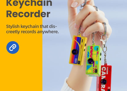 G6 μικρή κάμερα keychain σε κίτρινο πράσινο και κόκκινο χρώμα