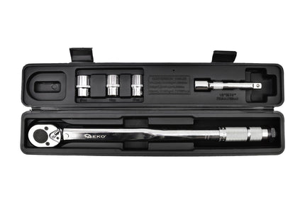 Σετ δυναμόκλειδου GEKO G10064 1/2" 28-210 Nm μέσα σε θήκη