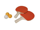 Σετ ping pong Haoxin με δύο ρακέτες και τρία μπαλάκια σε λευκό φόντο