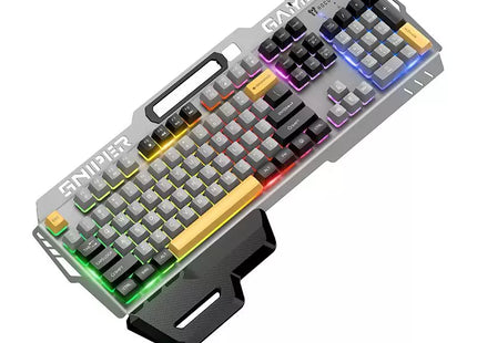 Hoco GM702 ενσύρματο gaming πληκτρολόγιο 104 πλήκτρων με πολύχρωμο φωτισμό και στήριγμα καρπού.