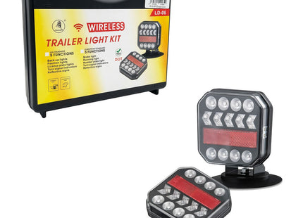 Σετ φώτων LED LD-06 με δύο φωτιστικά και μαύρη βαλίτσα μεταφοράς