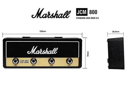 Διαστάσεις κλειδοθήκης Marshall JCM800 196x70x38.6mm