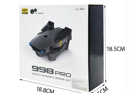 Συσκευασία Micro 998Pro διαστάσεων 18,8 x 18,5 x 6,5 εκ.