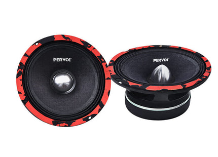 Ηχείο αυτοκινήτου PERVOI CTC-6562A woofer 6,5 ιντσών σε μαύρο και κόκκινο χρώμα