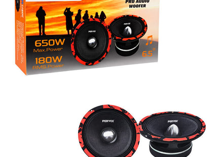 Συσκευασία PERVOI CTC-6562A pro audio woofer 6,5 ιντσών με 650W max και 180W RMS