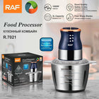Πολυκόπτης RAF R-7021 1000W με ανοξείδωτο δοχείο 3 λίτρων, μονάδα κινητήρα, τέσσερις λεπίδες και συσκευασία.