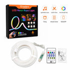 Σετ RGB LED Neon Rope Light 10 μέτρων με συσκευασία, USB χειριστήριο, τηλεχειριστήριο και εξαρτήματα στερέωσης.