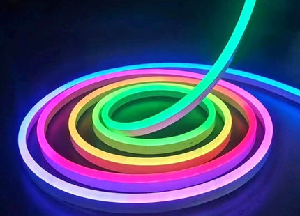 Εύκαμπτη RGB LED neon ταινία με πολύχρωμο φωτισμό