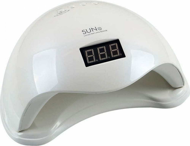 Λευκό φουρνάκι νυχιών SUNUV SUN5 UV LED 48W με ψηφιακή οθόνη