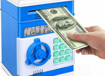 Παιδικός Κουμπαράς Πλαστικός Ηλεκτρονικός με Κωδικό Ασφαλείας 13.5x12.5x19cm